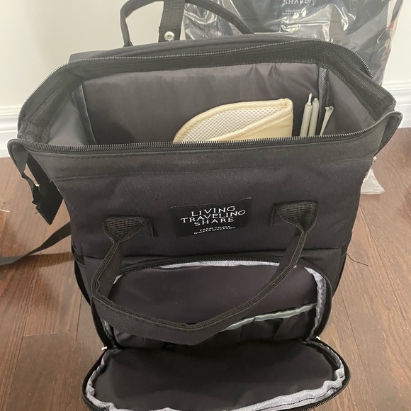 Baby diaper backpack with changing station - Picture 4 of 5